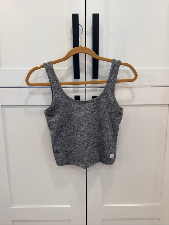 Vuori Tops - Vuori Halo Essential Tank – Heathered Gray/Black – Size Small – VW1089